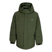 Groene Puffer Donsjas met Hoge Kraag Obey , Green , Heren