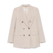 Stijlvolle Jas voor Vrouwen Peserico , Beige , Dames