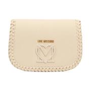 Stijlvolle avorio handtas Love Moschino , White , Dames