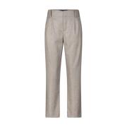 Elegante Melange Broek Drykorn , Beige , Dames