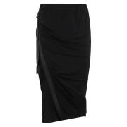 Wind Rok Helmut Lang , Black , Dames