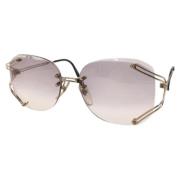 Pre-owned Glass sunglasses Dior Vintage , Purple , Dames