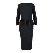 Elegante Jurk van Stretchstof Chiara Boni , Black , Dames