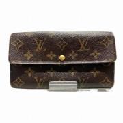 Pre-owned Canvas wallets Louis Vuitton Vintage , Brown , Dames