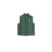 Emerald Groene Mouwloze Donsjas Moncler , Green , Heren