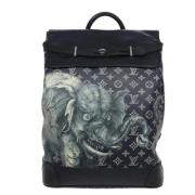 Pre-owned Canvas louis-vuitton-bags Louis Vuitton Vintage , Black , Da...