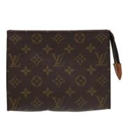 Pre-owned Canvas louis-vuitton-bags Louis Vuitton Vintage , Brown , Da...