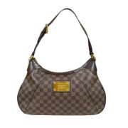 Pre-owned Canvas shoulder-bags Louis Vuitton Vintage , Brown , Dames