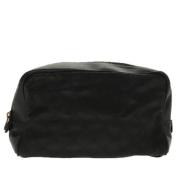 Pre-owned Leather clutches Chanel Vintage , Black , Dames