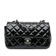 Pre-owned Leather crossbody-bags Chanel Vintage , Black , Dames