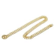 Pre-owned Metal belts Chanel Vintage , Yellow , Dames