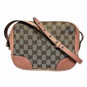 Pre-owned Canvas shoulder-bags Gucci Vintage , Beige , Dames