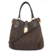 Pre-owned Canvas louis-vuitton-bags Louis Vuitton Vintage , Brown , Da...