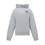 Iconische Monogram Katoenen Hoodie met Geribbelde Manchetten Amiri , G...