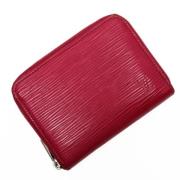 Pre-owned Leather wallets Louis Vuitton Vintage , Red , Unisex