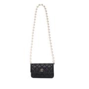 Pre-owned Leather crossbody-bags Chanel Vintage , Black , Dames