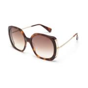 Mm0079 52F Zonnebril Max Mara , Brown , Dames