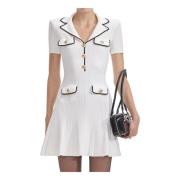 Witte Jurk Stijlvol Chic Self Portrait , White , Dames