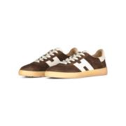 Velours Memory Foam Sneakers Hogan , Brown , Heren