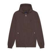 Jassen Tonal Eagle Hooded Bomber Jacket Lyle & Scott , Brown , Heren