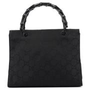 Pre-owned Canvas handbags Gucci Vintage , Black , Dames