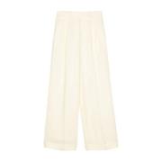 Casual Broek 713C Peserico , Beige , Dames