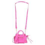 Pre-owned Leather handbags Balenciaga Vintage , Pink , Dames