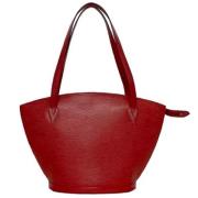 Pre-owned Leather louis-vuitton-bags Louis Vuitton Vintage , Red , Dam...