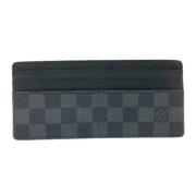 Pre-owned Cotton wallets Louis Vuitton Vintage , Black , Dames