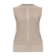 Mouwloze top Jil Sander , Gray , Dames