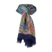 Kasjmier Paisley Sjaal Etro , Multicolor , Dames