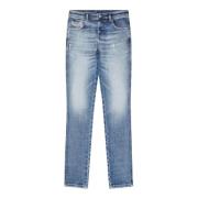 Indigo Blauwe Babhila Skinny Jeans Diesel , Blue , Dames