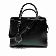 Pre-owned Leather fendi-bags Fendi Vintage , Black , Dames