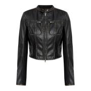 Nep lederen jas Diesel , Black , Dames