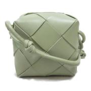 Pre-owned Leather crossbody-bags Bottega Veneta Vintage , Green , Dame...