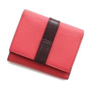 Pre-owned Leather wallets Loewe Pre-owned , Pink , Dames