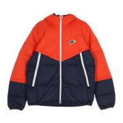 Sportswear Windrunner Donsjack in Rood/Blauw/Zwart Nike , Blue , Heren