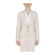 Lente/Zomer Damespak & Blazer Rinascimento , Beige , Dames