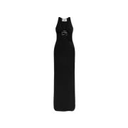 Jurk met applicatie Coperni , Black , Dames