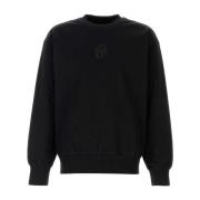 Stijlvolle Zwarte Katoenen Sweatshirt Boss , Black , Heren