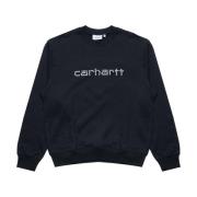 Casual Katoenen T-shirt Carhartt Wip , Black , Heren