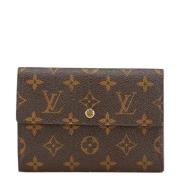 Pre-owned Canvas wallets Louis Vuitton Vintage , Brown , Dames