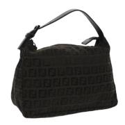 Pre-owned Canvas handbags Fendi Vintage , Black , Dames