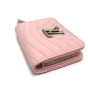 Pre-owned Leather wallets Louis Vuitton Vintage , Pink , Dames