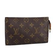 Pre-owned Canvas pouches Louis Vuitton Vintage , Brown , Dames