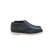 Marineblauwe Suède Desert Boots Blake Constructie Doucal's , Blue , He...