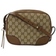 Pre-owned Canvas gucci-bags Gucci Vintage , Brown , Dames