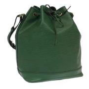 Pre-owned Leather louis-vuitton-bags Louis Vuitton Vintage , Green , D...