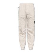 Broek met logo Stone Island , Beige , Heren