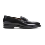 Zwarte Leren Loafers Bally , Black , Heren